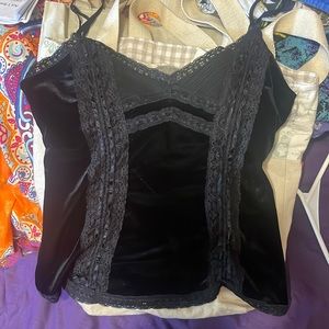Moda International spaghetti strap corset top